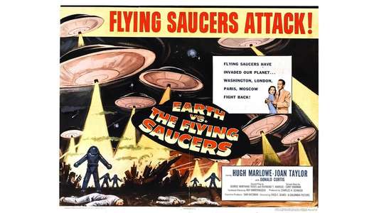 Earth vs. the Flying Saucers - Backdrop