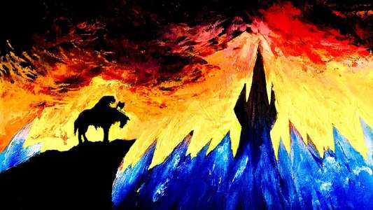 Fire and Ice - Backdrop