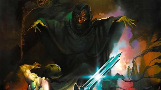 The Sword and the Sorcerer - Backdrop