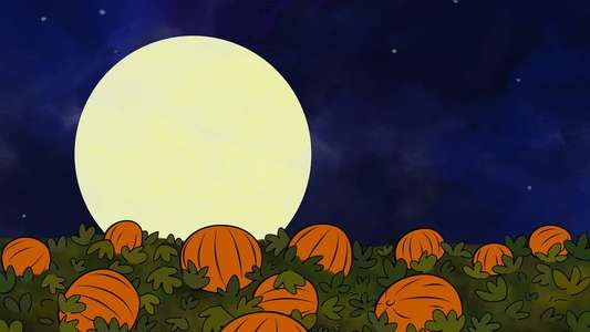 It's the Great Pumpkin  Charlie Brown - Backdrop