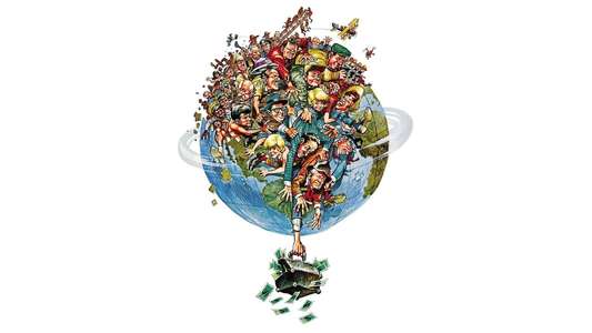 It's a Mad  Mad  Mad  Mad World - Backdrop