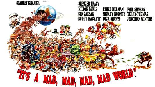 It's a Mad  Mad  Mad  Mad World - Backdrop