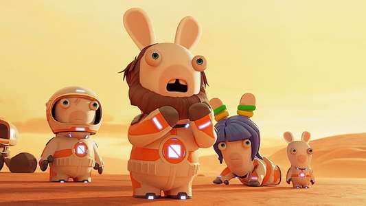 Rabbids Invasion - Mission To Mars - Backdrop