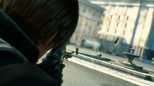 Resident Evil: Damnation - Backdrop