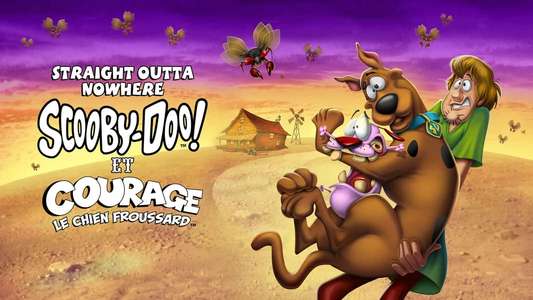 Straight Outta Nowhere: Scooby-Doo! Meets Courage the Cowardly Dog - Backdrop