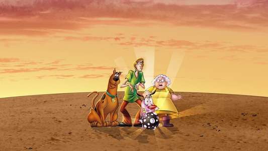 Straight Outta Nowhere: Scooby-Doo! Meets Courage the Cowardly Dog - Backdrop