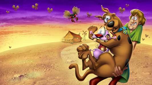 Straight Outta Nowhere: Scooby-Doo! Meets Courage the Cowardly Dog - Backdrop