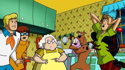 Straight Outta Nowhere: Scooby-Doo! Meets Courage the Cowardly Dog - Backdrop