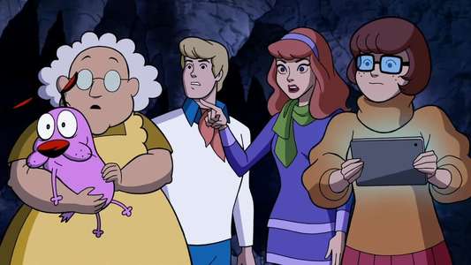 Straight Outta Nowhere: Scooby-Doo! Meets Courage the Cowardly Dog - Backdrop