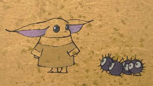 Zen – Grogu and Dust Bunnies - Backdrops