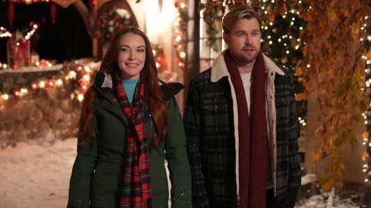 Falling for Christmas - Backdrop