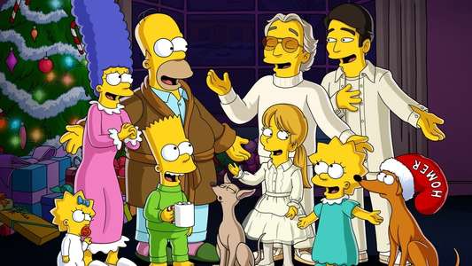 The Simpsons Meet the Bocellis in Feliz Navidad - Backdrops