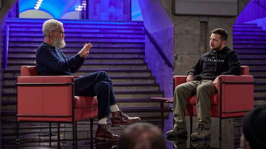 My Next Guest with David Letterman and Volodymyr Zelenskyy - Backdrop