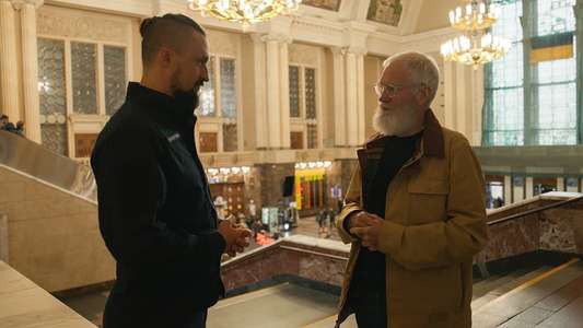 My Next Guest with David Letterman and Volodymyr Zelenskyy - Backdrop