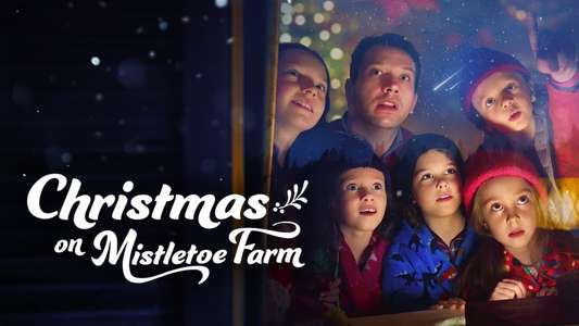 Christmas on Mistletoe Farm - Backdrop