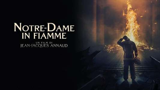 Notre-Dame on Fire - Backdrop