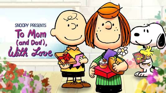 Snoopy Presents: To Mom (and Dad)  With Love - Backdrop