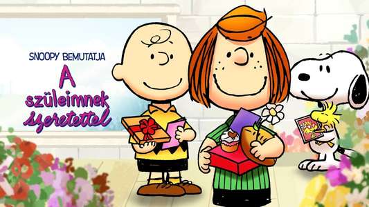 Snoopy Presents: To Mom (and Dad)  With Love - Backdrop