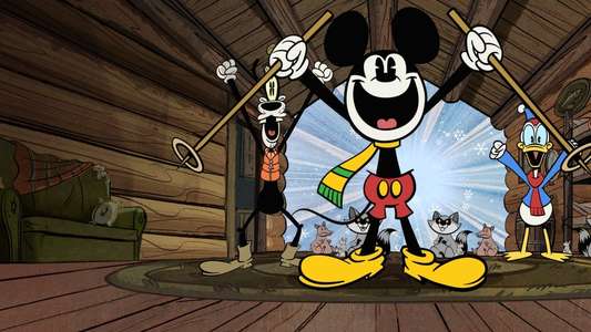 The Wonderful Winter of Mickey Mouse - Backdrops