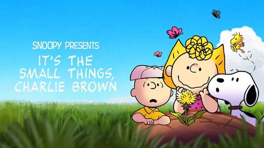 Snoopy Presents: It’s the Small Things  Charlie Brown - Backdrop