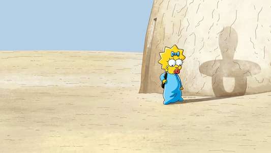 Maggie Simpson in The Force Awakens from its Nap - Backdrops