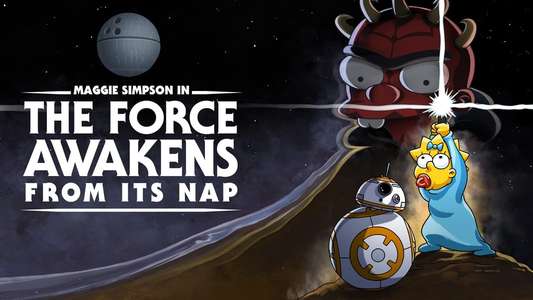 Maggie Simpson in The Force Awakens from its Nap - Backdrops
