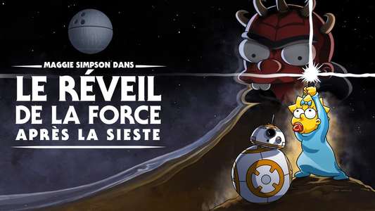 Maggie Simpson in The Force Awakens from its Nap - Backdrops