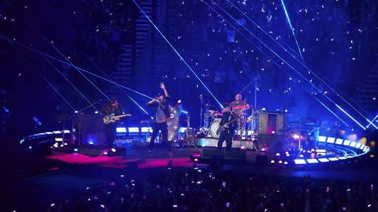 Coldplay Live from Climate Pledge Arena - Backdrop