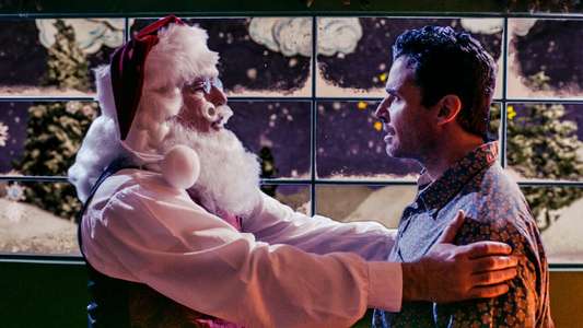 Santa In Training - Backdrop