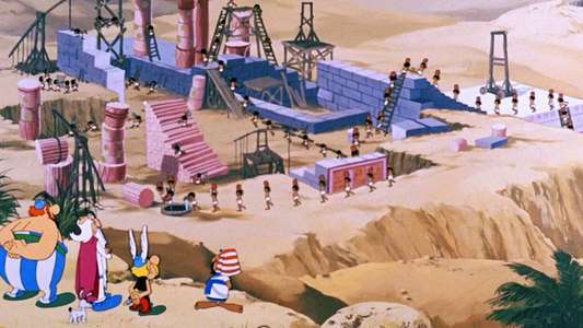 Asterix and Cleopatra - Backdrop