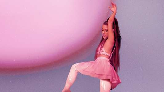 ariana grande: excuse me  i love you - Backdrop