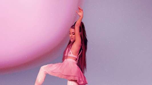 ariana grande: excuse me  i love you - Backdrop