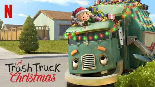 A Trash Truck Christmas - Backdrops