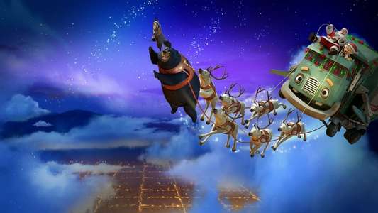 A Trash Truck Christmas - Backdrops