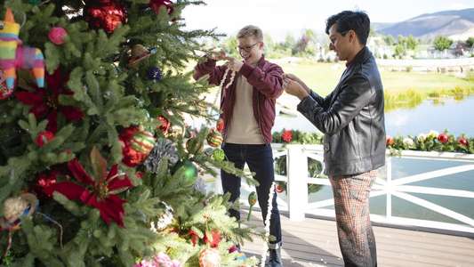 High School Musical: The Musical: The Holiday Special - Backdrops