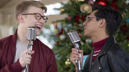 High School Musical: The Musical: The Holiday Special - Backdrops