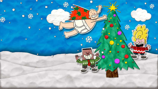 Captain Underpants: Mega Blissmas - Backdrops