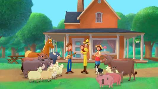 Curious George: Go West  Go Wild - Backdrops