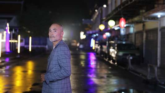 One Night in Bangkok - Backdrop
