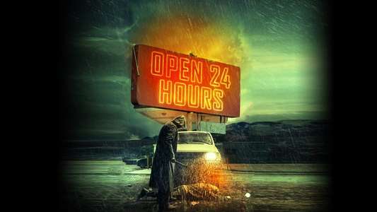 Open 24 Hours - Backdrop