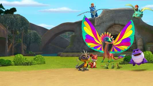 Dragons: Rescue Riders: Secrets of the Songwing - Backdrop