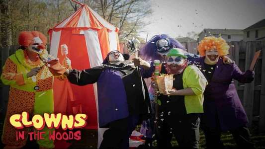Clowns in the Woods - Backdrop