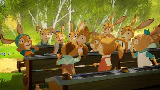 Rabbit School: Guardians of the Golden Egg - Backdrop
