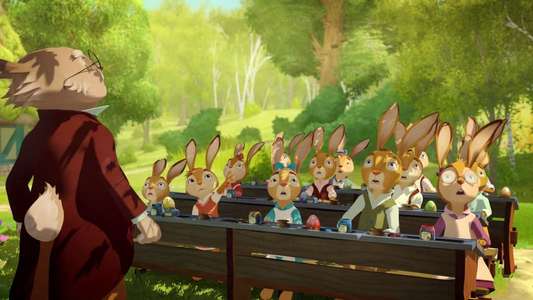 Rabbit School: Guardians of the Golden Egg - Backdrop