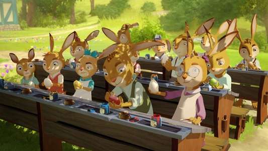 Rabbit School: Guardians of the Golden Egg - Backdrop