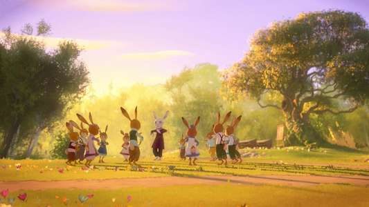 Rabbit School: Guardians of the Golden Egg - Backdrop