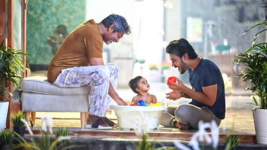 FCUK: Father Chitti Umaa Kaarthik - Backdrop