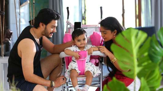 FCUK: Father Chitti Umaa Kaarthik - Backdrop