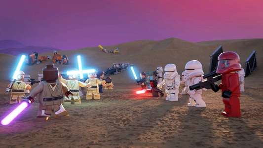 The Lego Star Wars Holiday Special - Backdrops