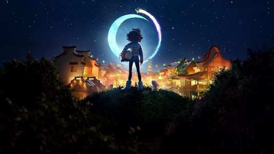 Over the Moon - Backdrop